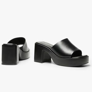 DREAM PAIRS High Chunky Platform Heels for Women Size 8